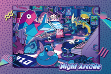 “ポリゴンLEDライト”のネオンな感じが癖になる！新登場「Night Arcade」で夜のゲームコーナーを楽しむポケモンたちがグッズ化 画像