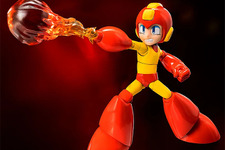 『ロックマン』懐かしのボディ！燃えるような「ファイヤーストーム」カラーのアクションフィギュア登場―34か所の可動域で劇中ポーズを再現 画像