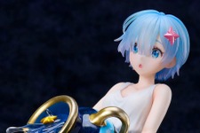 神話風の衣装から伸びる太もも！「リゼロ」より「レム」が1/7スケールフィギュア化ーあふれ出す水はまるで本物のような透明感 画像