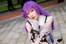 【コスプレ】香港美女の「ホロライブ」常闇トワがあざと可愛い！ミニスカートから覗ける美脚とルーズソックスにやられてしまう【写真9枚】 画像