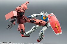 「ガンダム」VS「シャア専用ザク」を再現できる！「機動戦士ガンダム」よりフィギュア「ROBOT魂」3商品が再販決定 画像