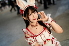 【コスプレ】台湾美女のホワイトバニーガールが可愛すぎる！ニーハイからウサ耳までリボンも増し増し【写真8枚】 画像