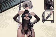 水着2Bの太ももがムチムチ！『勝利の女神：NIKKE』×『ニーア』コラボ復刻で新たに“水着コスチューム”を追加 画像