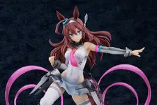 SFチックな勝負服にオリジナルポーズが決まる！『ウマ娘』より「ミホノブルボン」フィギュアが再販―固有スキルイメージの台座も豪華 画像