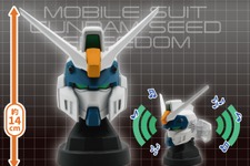 「ガンダムSEED FREEDOM」より「ストライクルージュ」ら3機がヘッド型スピーカーに！それぞれの特徴を再現し、両サイドが左右に開く 画像
