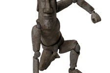 こんなスタイリッシュなモアイ像、見たことある！？“触って遊べる芸術作品”として予約受付中