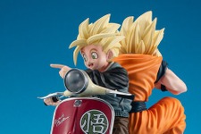 「ドラゴンボールZ」バイクに乗ったスーパーサイヤ人「孫悟空＆孫悟飯」フィギュアが抽選販売！ディテールにこだわり360度楽しめる