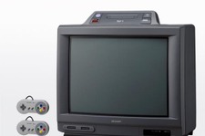 スーファミとテレビを合わせると・・・？シャープが懐かしの内蔵テレビを紹介 画像