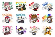 『BLAZBLUE』のちびキャラがキュートでコミカルな「LINEスタンプ」になって登場 画像