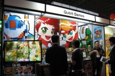 【TGS 2014】ボクセルでロボットを作って戦うスマホ向けひっぱりACT『Qubot』は、3Dプリンタ出力も可能 画像