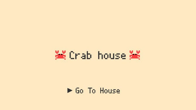 Clubhouseならぬ“Crabhouse”が爆誕！ドットライクなカニたちのシュールなセリフに癒される…