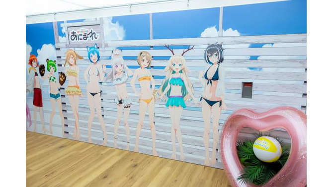 「あにまーれ」「ハニスト」らが水着姿で大集合！新宿で展開中のポップアップストア「ななしいんく ばけ～しょん！」フォトレポート