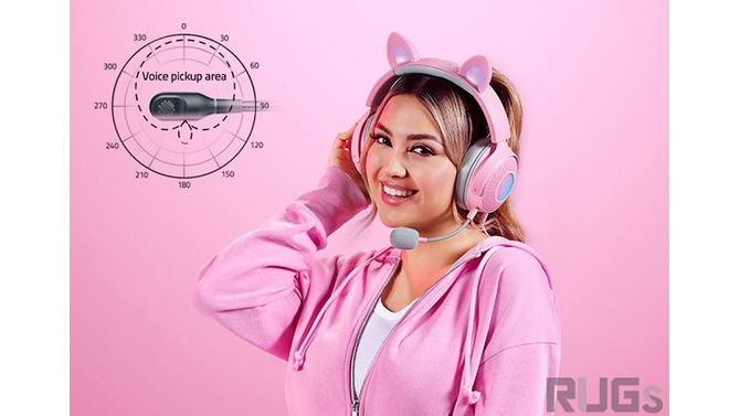 ネコミミだけじゃない！クマミミ・ウサギミミにカスタムできるRazerのゲーミングヘッドセット「Razer Kraken Kitty V2 Pro」登場