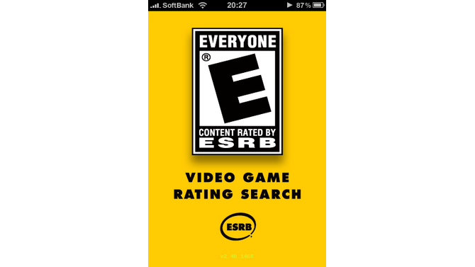 ESRB、レーティング情報をiPhoneで配信開始