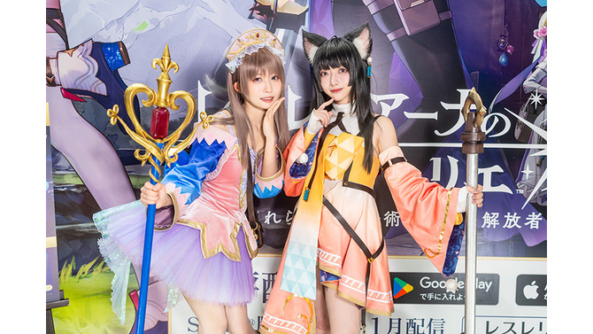 トトリ『レスレリアーナのアトリエ』／猫田あしゅ（X：@Nekota_Ashu）、イザナ『レスレリアーナのアトリエ』／はたのゆう(亜種)（X：@__htny__）