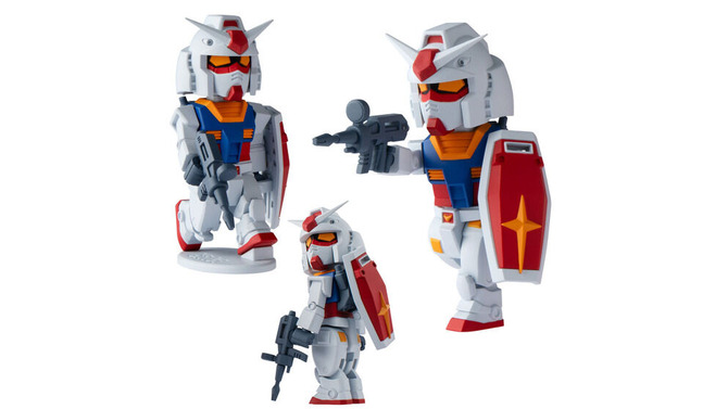 「機動戦士ガンダム」の人気MS、パイロットが新フォーマットフィギュアに！アムロ、シャアは頭パーツを換装してヘルメットの着脱も