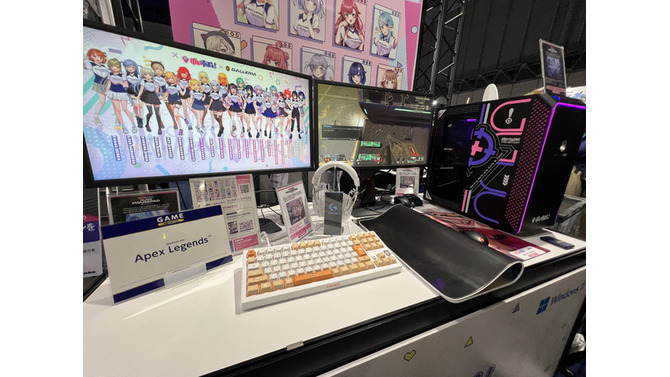 なぜここまで配信者やVTuberとコラボするのか？ 「GALLERIA BASE」ブースレポ！【TGS2024】