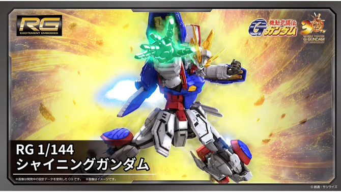 新作ガンプラ「RG シャイニングガンダム」のこだわりが凄い！頭部の「スーパーモード」への変形は差し替えなしで再現