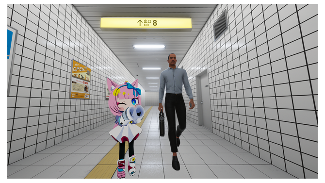 『VRChat』に『8番出口』が！？VRChatワールド「8番出口VR VRChat Photo Spot」が公開