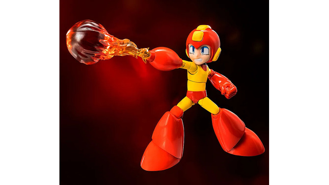 『ロックマン』懐かしのボディ！燃えるような「ファイヤーストーム」カラーのアクションフィギュア登場―34か所の可動域で劇中ポーズを再現