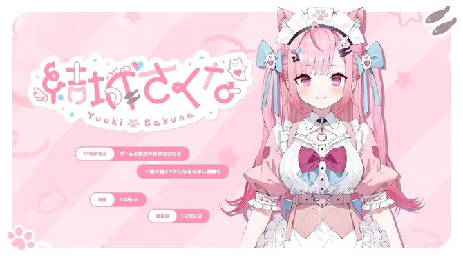 「結城さくな」VTuberのデビュー配信として歴代1位を記録―VTuber最高同接記録でもホロライブ・湊あくあ、桐生ココに次ぐ歴代3位に