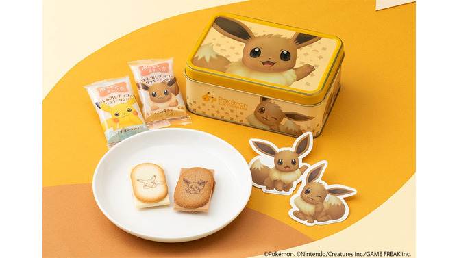 「ポケモン東京ばな奈 クッキーサンド」イーブイまみれのスペシャル缶が“イーブイの日”11月21日に誕生！思わずメロメロになるパッケージ