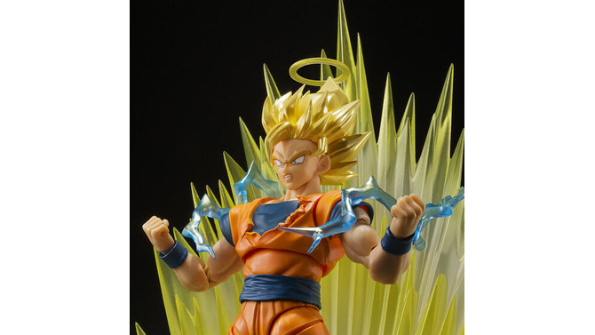 「ドラゴンボールZ」より「スーパーサイヤ人2孫悟空」がアクションフィギュアに！電撃も表現できるオーラエフェクトパーツで大迫力