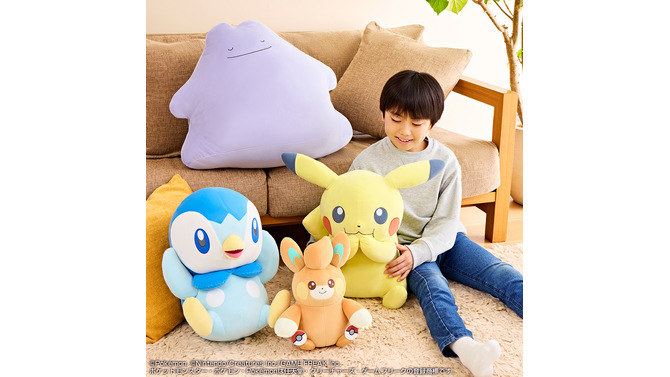 お家時間が楽しくなる『ポケモン』新作一番くじ発売！等身大のピカチュウにポッチャマ、耳が飛び出た「ヤドン鍋」も可愛い