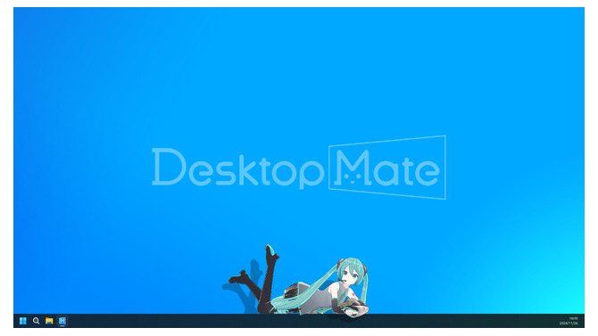 マスコットがデスクトップを駆け回る『Desktop Mate』Steamで2025年1月8日リリース決定―キャラ追加DLCに初音ミク登場