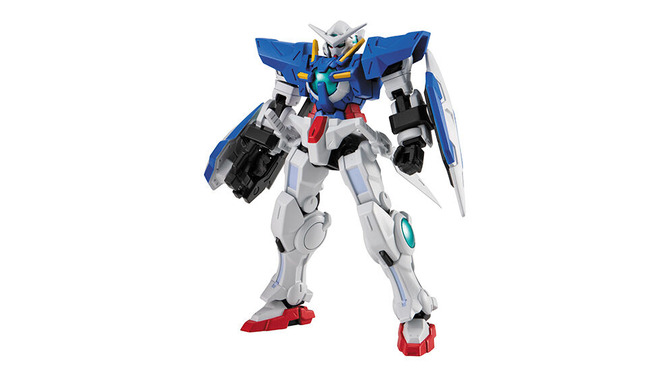 1,500円の高級ガシャポンに、「ガンダムエクシア」が登場！通常カラーと色鮮やかなレッドクリアの2種、どちらもプレミアムな仕上がり