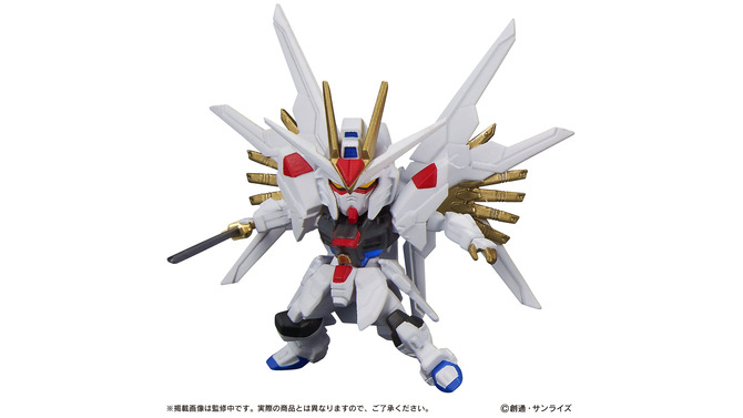 マイフリ、ジークアクスらが「ガンダム新作ガシャポン」に出撃！全4種の「非可動デフォルメフィギュア」4月10日11時から販売