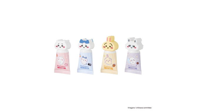 笑顔の「ちいかわ」たちと一緒にお出かけ！マスコット付きのストラップやハンドクリームなど、新商品が本日4月11日11時より発売
