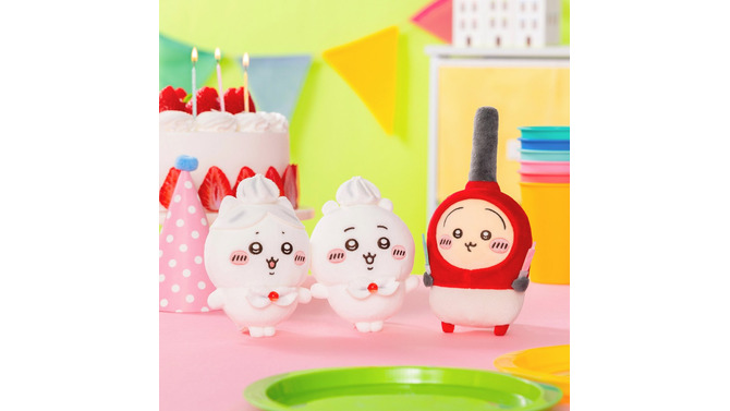 「ちいかわ」新グッズが4月25日より発売！美味しそうなホイップクリームと着火ライターのぬいぐるみストラップが登場