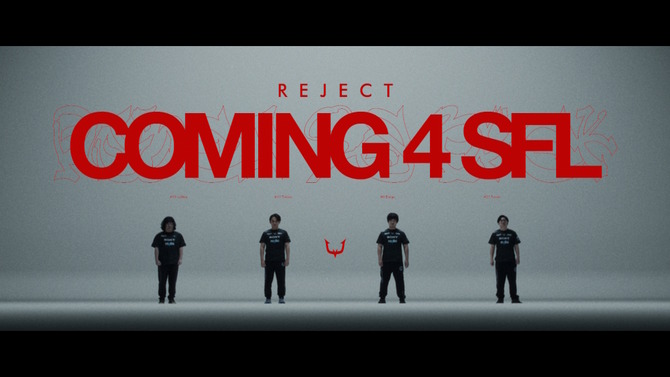 プロeスポーツチーム「REJECT」にウメハラ、ふ～どが加入！LeShar、ときど含めた4人で「ストリートファイターリーグ: Pro-JP 2025」に挑戦