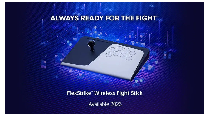 ソニーの初開発アケコン「FlexStrike ワイヤレスファイトスティック」が正式発表！EVO 2025で一般向け展示予定