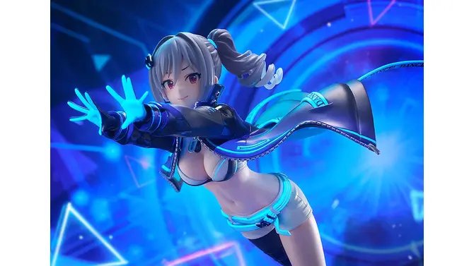 『デレマス』より「神崎蘭子」がセクシー＆クールなダンス衣装で立体化！ブラックライトを当てることで“青”の発光状態に