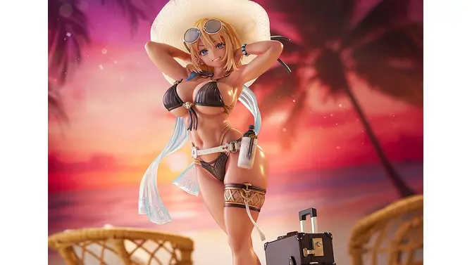 水着×褐色×太もも！トリダモノ氏のオリキャラ「ミラ(Mira)SunsetVer.」が大迫力―日に焼けた肌が煽情的なボディを際立たせる