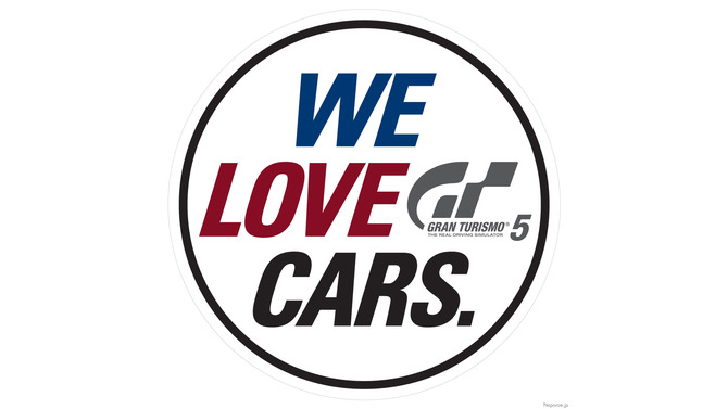 グランツーリスモ5 WE LOVE CARS. キャンペーンロゴ