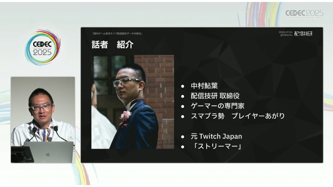 国内のゲーム実況＆ライブ配信を統計データから見る―実況の約8割は、専門チャンネルである！？【CEDEC2025】