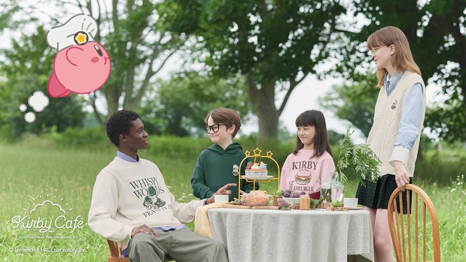 GU『星のカービィ』コラボコレクション発売が待ち遠しい！カフェ衣装のカービィやワドルディ、ワンポイントアートをお洒落にデザイン