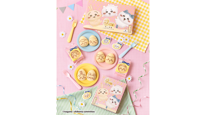 「ちいかわ」×「東京ばな奈」コラボのバナナプリンケーキに新絵柄！9月1日よりリニューアル、期間限定でスマホ用オリジナル壁紙がプレゼント