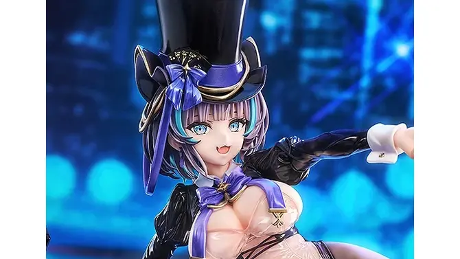 胴体が透け透け…と言うより丸見え！『アズレン』より「チェシャー」が着せ替え衣装「ファンシー・ナイトドリーム」の姿で立体化