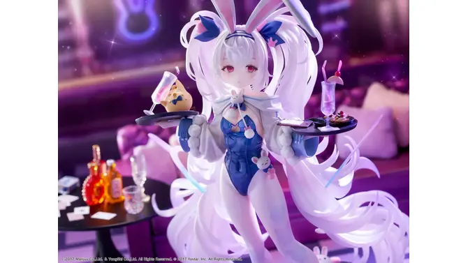 バニースーツ姿が可愛い！『アズレン』より「ラフィーII」が着せ替え「うとうとビジーデー」姿でフィギュアに