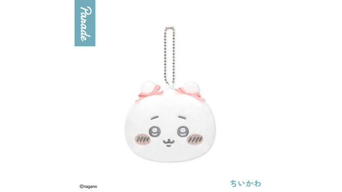 「ちいかわ」リボンを付けたおかおが可愛い！ハチワレや古本屋など、持ち歩けて便利なマスコットミラー全5種がカプセルトイにて発売