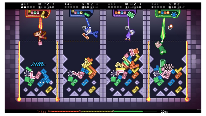 大盛り上がり間違いなしのパーティー物理パズル『TopplePOP: Bungee Blockbusters』ブースレポート&開発者インタビュー【TGS2025】