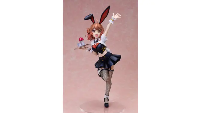 『学マス』公式描き下ろしバニー衣装の「花海佑芽」が1/4スケールフィギュア化！実布製の網タイツがリアルな存在感を演出