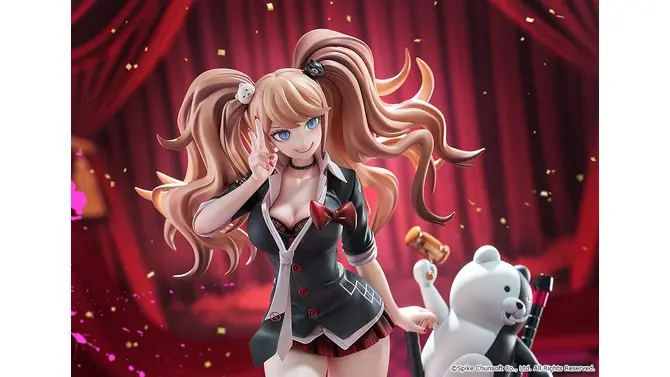 『ダンガンロンパ』15周年記念フィギュア「江ノ島盾子」が超絶クオリティ！モノクマやモノミ、歴代おしおきの数々で構成された台座も豪華