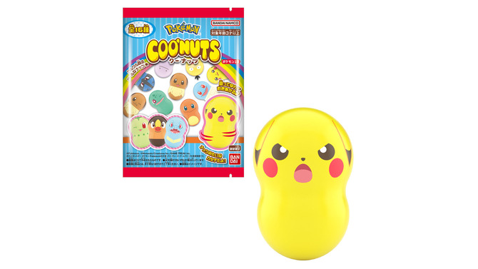 表情豊かなピカチュウ、イーブイたち！『ポケモン』ポカブなど全16種のキュートなフォーマット「クーナッツ」第10弾が発売