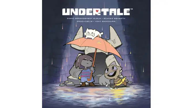 『UNDERTALE』×スクエニコラボ第2弾！下村陽子氏プロデュースのピアノアレンジアルバム、『FF』『ニーア』Tシャツなどが発売決定