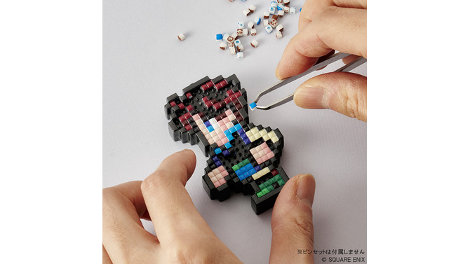 『FF』のドットグラフィックに挑戦！土台にビーズをはめ込んで作るチャーム全6種がめっちゃ楽しそう